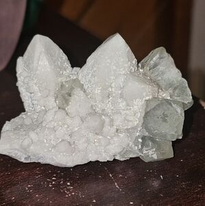 Candel Quaerz With Green Fluorite Inner Mongolia